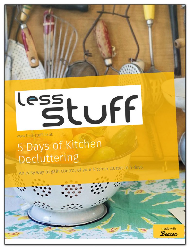 Get the book! 5 Days of Kitchen Decluttering