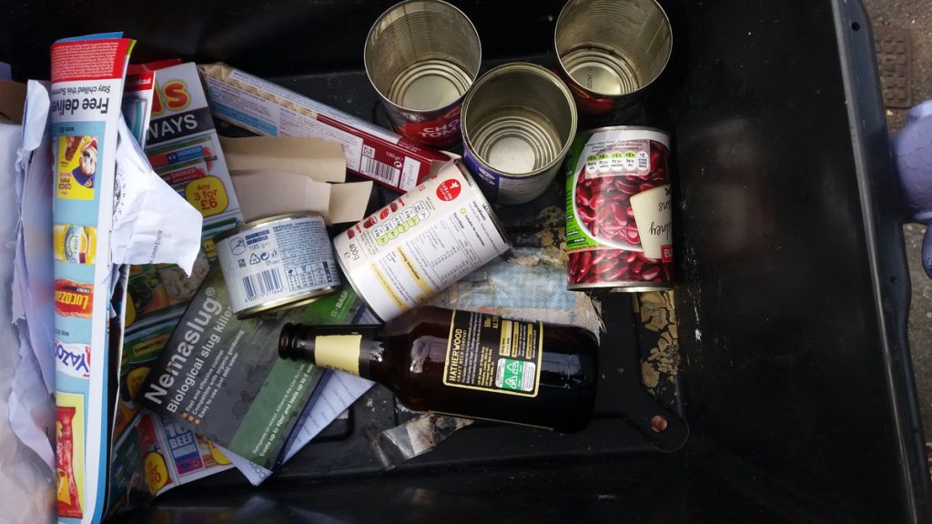 recycling box week 1