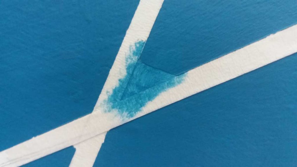 and dab on paint for a few coats